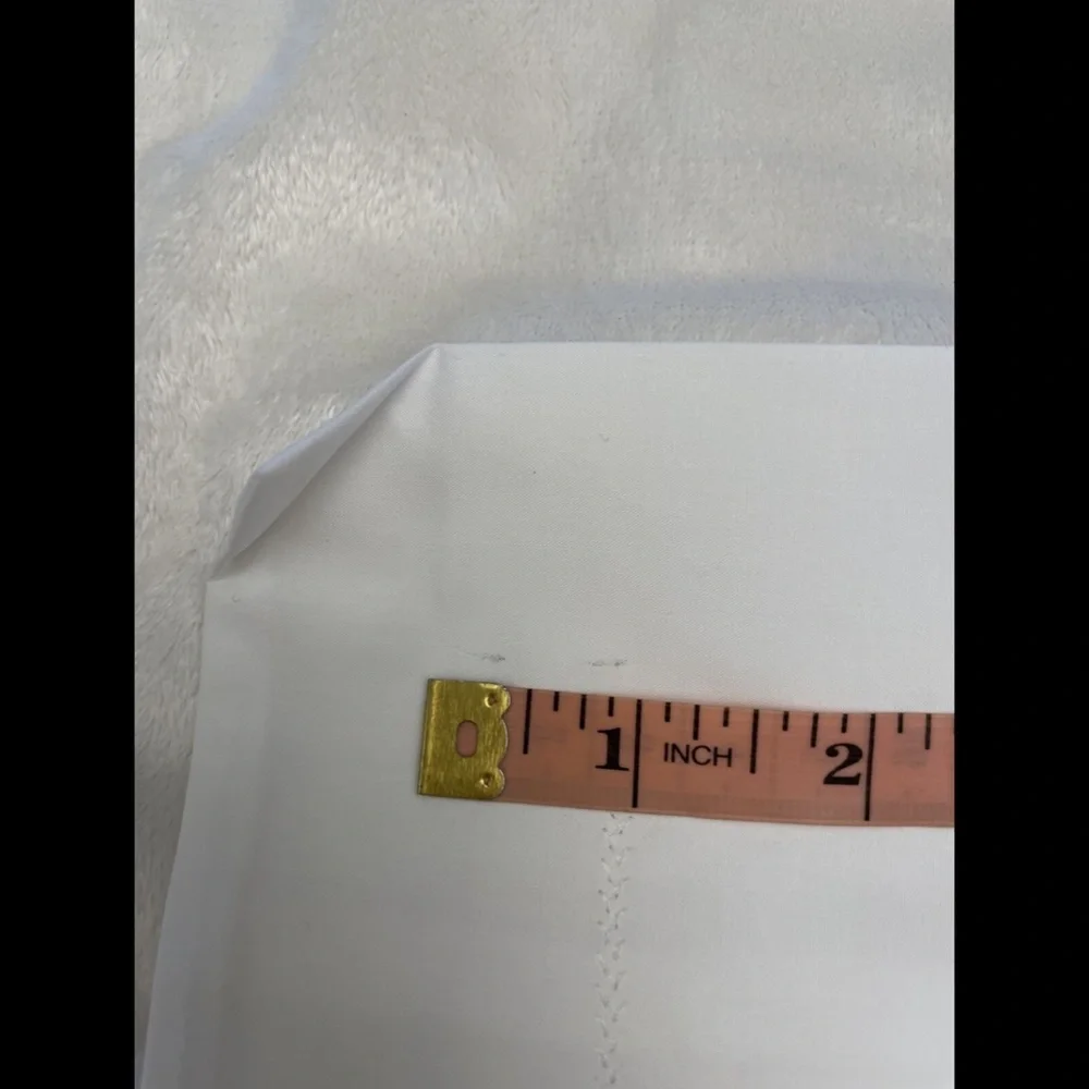 NEW‎ Yves Delorme Stitched (1) Euro Sham Case in White